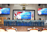 240 Perwira TNI AL Wilayah Surabaya Mendapat Pembekalan dari Kadissenlekal.
