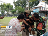Babinsa dan DKPP Gelar Vaksinasi Rabies di Pematangsiantar: Lindungi Hewan, Jaga Kesehatan Masyarakat