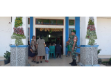 Babinsa Koramil Parongil Lakukan Patroli dan Pengamanan Ibadah di Gereja HKBP, Suasana Aman dan Khidmat Terjaga