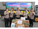 Bantu Korban Gempa di Taput, Kapolres Siantar Kirim Semen dan Mie Instan
