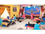 Batalyon B Pelopor Brimob Polda Sumut Gelar Donor Darah Sambut HUT ke-80 Korps Brimob