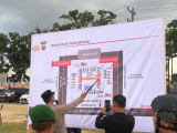 Brimob Polda Sumut Amankan Peringatan Hari Jadi ke-17 Kabupaten Labura