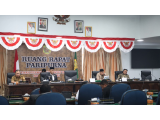Bupati Dairi Wakilkan Wahyu Daniel Sagala Sampaikan Nota Keuangan Ranperda PAPBD 2025 di DPRD