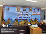 Bupati dan Wabup Taput Ikuti Rakor Inflasi dan Program 3 Juta Rumah Bersama Mendagri