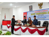 Bupati Humbahas Sampaikan Jawaban atas Pemandangan Umum Fraksi-Fraksi DPRD Terkait RPAPBD 2025