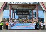Bupati Humbang Hasundutan Pimpin Apel Razia Pajak Kendaraan di MPP Doloksanggul