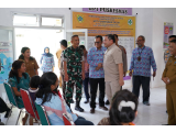 Bupati Pakpak Bharat Resmikan Fasilitasi Intensifikasi & Integrasi Pelayanan KB/KR di Puskesmas Salak