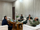 ﻿Bupati Taput Audiensi dengan Aspotdirga Kasau Bahas Persiapan Semarak Dirgantara Nasional 2025