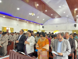 ﻿Bupati Taput Hadiri Parheheon Ama HKBP Hutaginjang, Ajak Gereja Bersinergi Bangun Daerah