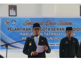 Bupati Taput Lantik Dewan Pendidikan 2025–2030, Dorong Peningkatan Mutu Pendidikan Daerah