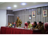 ﻿Bupati Taput Pimpin Rapat Evaluasi Penanganan Bencana: Instruksikan Percepatan Pendataan dan Penanganan di Lapangan
