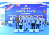 Dalam Rangka HUT TNI AU, KASAU  Bagikan 2850 Paket Sembako