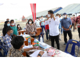 Dampak PPKM, 1.434  Pedagang di Pasar Horas Terima BLT