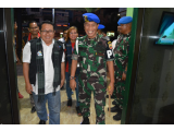 Dandenpom I/1 Siantar Sambut Tim Ekspedisi Geopark Danau Toba SMSI