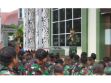 Dandim 0207/Simalungun Tegaskan Kesiapsiagaan Personel dan Kepedulian Sosial di Jam Komandan