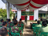 Dandim 0211/Tapteng Ingatkan Prajurit TNI Jangan Terlibat Narkoba