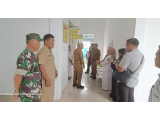 Danramil Tiga Balata Dampingi Bupati Simalungun  Sidak Ke Puskesmas
