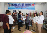 Deputi Kepala Perwakilan BI Sibolga Kunker ke Galeri UMKM milik Dekranasda Taput.