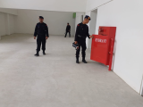 Detasemen Gegana Brimob Polda Sumut Lakukan Sterilisasi di Sport Center untuk Keamanan Masyarakat