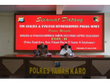 Ditreskrimsus Polda Sumut Bedah Kinerja 2025 di Polres Tanah Karo, Tekankan Profesionalisme Penyidik