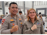 Erris J Napitupulu Hadiri Peringatan HUT Bhayangkara ke‑79 di Mapolda Sumut.