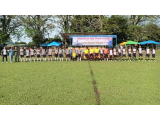 Gelorakan Semangat Muda! Babinsa Hadiri Pembukaan Turnamen Sepak Bola U-15 HUT SSB Sei Mangkei