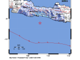 Gempa Berkekuatan M 5,0 Terjadi di Laut Cilacap