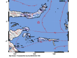 Gempa Bumi Berke kekuatan Magnitudo 4,9 Mengguncang Bolaang Uki