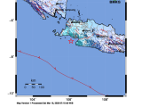 Gempa bumi berkekuatan Magnitudo (M) 5,2 guncang sebahagian Pulau Jawa