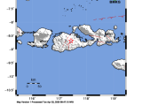 Gempa bumi dengan kekuatan Magnitudo 2,5 mengguncang wilayah Kab. Sumbawa