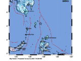 Gempa bumi dengan kekuatan Magnitudo 6,6 mengguncang wilayah laut Pulau Karatung