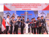 Groundbreaking Gedung Baru OJK Sumut, Dorong Penguatan Sistem Keuangan Daerah