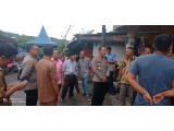 Hanyut di Sungai, Kapolres Sibolga Datangi Keluarga Korban