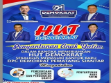 HUT ke 21, DPC Demokrat Siantar Gelar Pengobatan Gratis