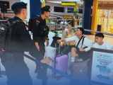 Jelang Mudik Lebaran 2026, Brimob Polda Sumut Siaga di Stasiun Medan Amankan Operasi Ketupat Toba