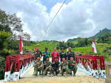 Jembatan Bailey Pakkat Rampung, Kolaborasi Pemkab Humbahas dan TNI Pulihkan Akses Warga Pascabencana