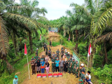 Jembatan Harapan Dibangun, Pangdam I/BB Pimpin Ground Breaking di Langkat