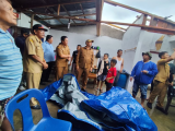 JTP  Langsung Kunjungi  Lokasi Terdampak Bencana Angin Puting Beliung