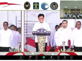 Kalapas Pemuda Langkat dan Jajarannya Ikuti Upacara Apel Awal Tahun Yang Dipimpin Menko Kumham ImiPas