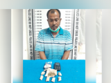 Kantongi Ganja 7 Paket, Galang Dibawa ke Kantor  Polisi