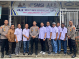 Kapolres Madina Sambangi Kantor SMSI, Ajak Pers Bersinergi Tangkal Hoaks