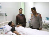 Kapolres Simalungun Besuk Korban Konflik dengan PT TPL, Serukan Perdamaian