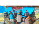 Kapolsek Pinangsori Tampung Aspirasi Warga di Kedai Kopi