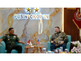 Kapuspen TNI Menerima Kunjungan Atase Pers Kedutaan Besar Amerika Serikat
