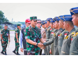 Kasau Sambut Satgas Garuda Merah Putih‑II Usai Misi Bantuan Kemanusiaan ke Gaza