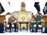 Kasau Terima Kunjungan Menhub, Bahas Sinergi Transportasi Udara Nasional.