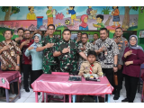 Kasdam IV/Diponegoro Hadiri Pembagian Menu Bergizi Gratis di SDN 3 Gedanganak Ungaran