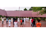 Kepsek SMPN 1 Siantar Buka Latihan Karate ASKI