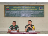 Kodim 0207/Simalungun Latih Apkowil Tersebar guna Tingkatkan Profesionalisme Aparat Teritorial