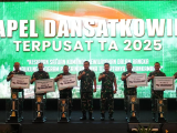 Korem 073/Makutarama Raih Juara 3 Lomba Karya Bakti TNI AD 2025